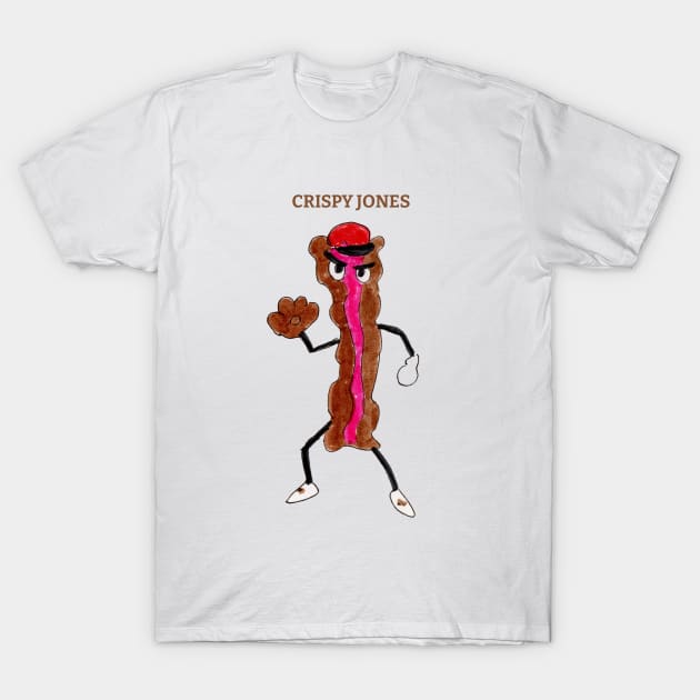 Crispy Jones T-Shirt by ConidiArt